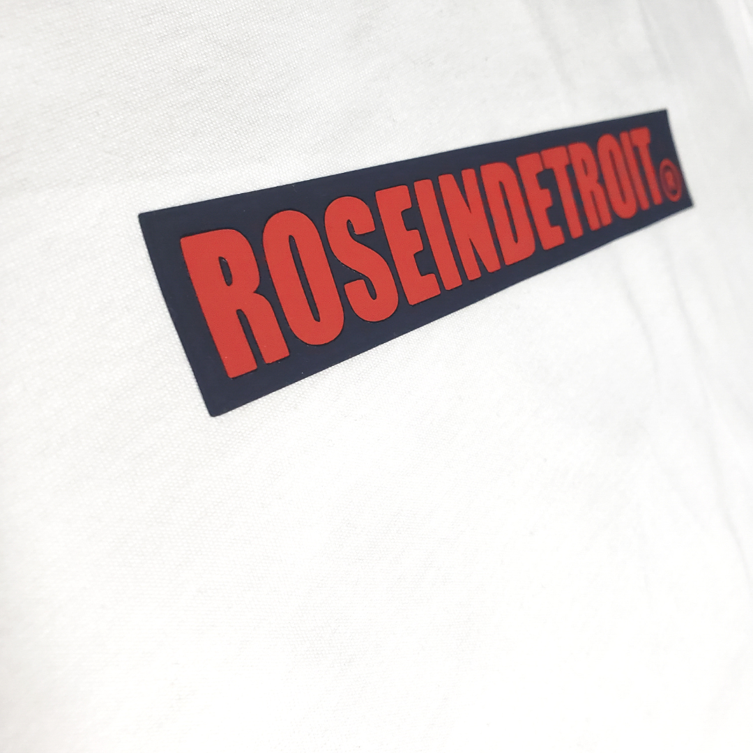 Namesake Tee (White, Navy and Red)